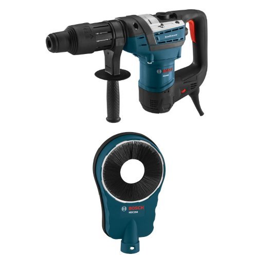 Image of Bosch RH540M 1-9 /16-Inch SDS-Max Combination Rotary Hammer with HDC250 SDS-Max Hammer Dust Collection Attachment