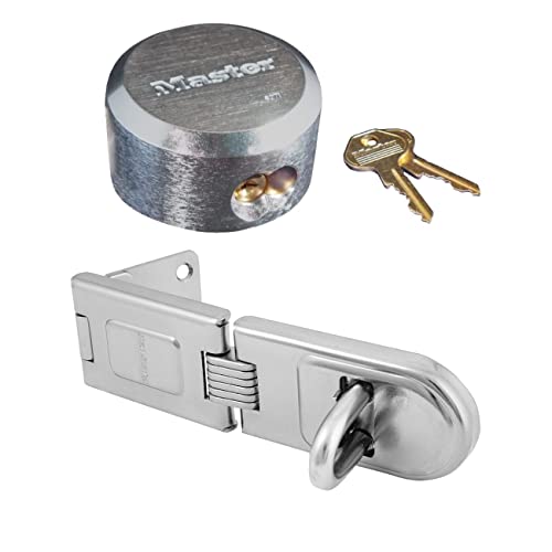 Image of Master Lock Hasp /Hidden Shackle Padlock Combo, 720-6271KA