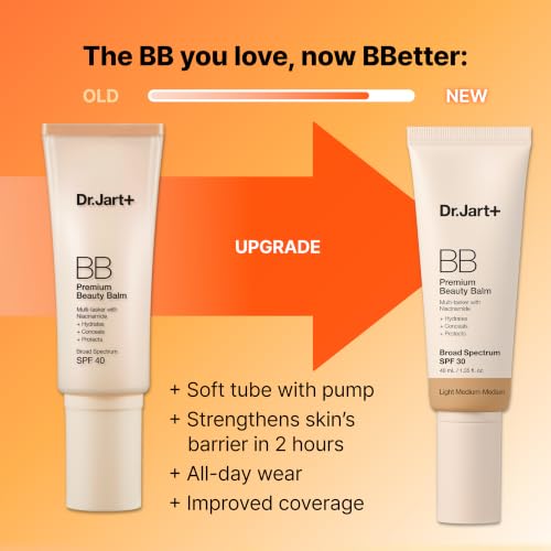 Image of Dr.Jart+ Premium BB Korean Tinted Moisturizer with SPF 40 and Niacinamide | bb cream |Skin Tint | Korean Makeup, 1.35 Fl Oz