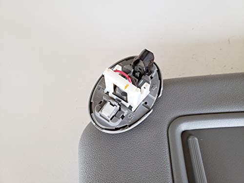 Genuine Toyota 74320-42501-B2 Gray Left Hand Sun Visor - Thumbnail 5