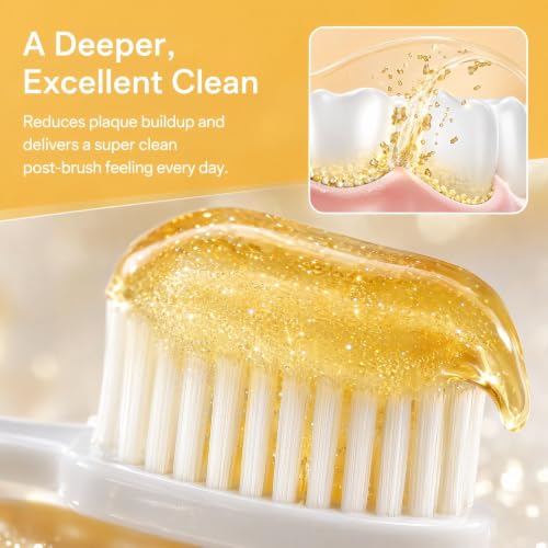 Pasta de Dientes Blanqueadora Sin Flúor de Menta para Cuidado de Encías Pack de 3 3