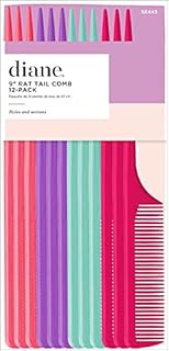 Diane SE443 Rat Tail Combs - 12 Count (Pack of 1)