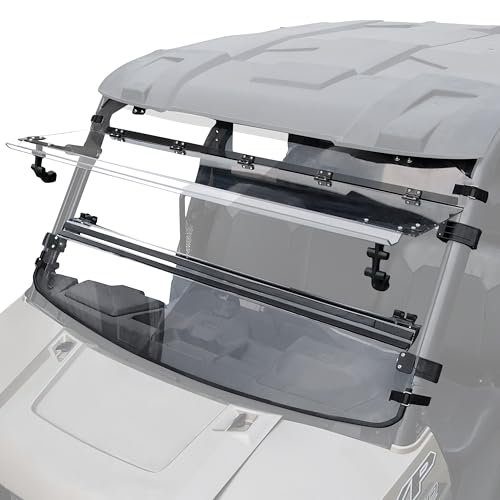 POKIAUTO 3-IN-1 Flip PC Windshield for Polaris Ranger XP 1000/XP 900 2017+ by POKIAUTO - Used condition - US$214.87