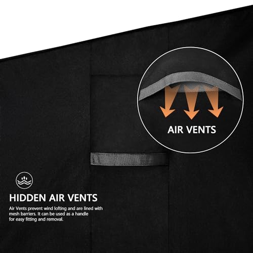 Dokon VW-0-019 Heavy Duty Stackable Patio Chair Covers Waterproof Outdoor Chair Cover Anti-Uv Patio Furniture Covers thumb #4
