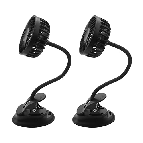 Ventilateur de poussette pour protéger bébé de la chaleur lot de 2 clips flexibles