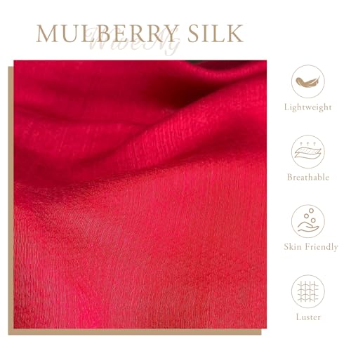 Silk Scarf - Chiffon Scarf With Rose Embroidery, Transparent Tulle, Lightweight Long Shawl Wrap For Spring Autumn3