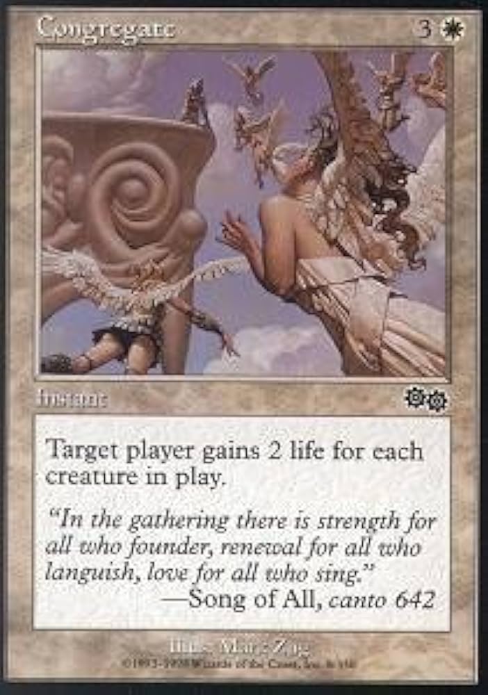 Amazon.com: Magic The Gathering - Congregate - Urza's Saga