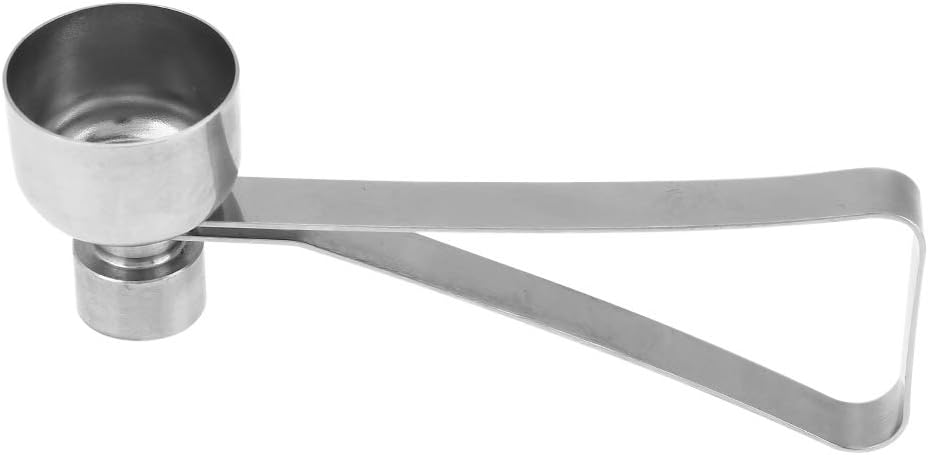 Egg Cracker Tool, 2.5cm Small Size Stainless Steel Egg Shell Cutter Tool, Egg Top Cutter for/Soft Hard Boiled Egg(M)