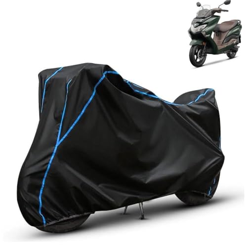 Image of Kerwa Waterproof Bike Cover Compatible with Suzuki Burgman Street 125 | Dust Proof, UV-Resistant, All-Weather Protection Bike Body Cover, Windproof Elastic Bottom