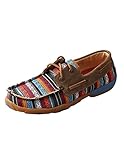 Twisted X Women's Boat Shoe Driving Canvas Moccasins