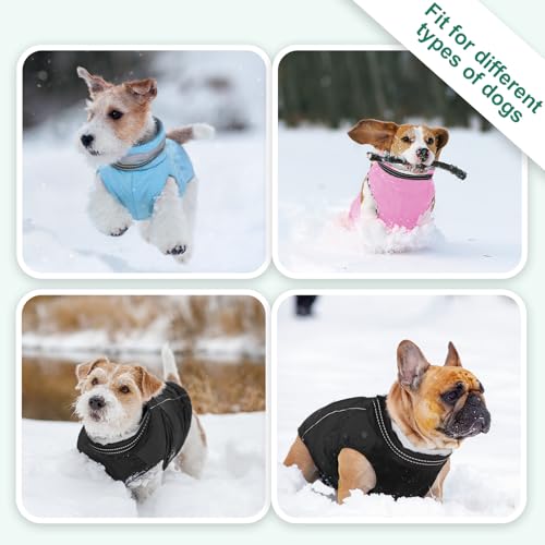 JULY'S SONG Hundejacke Fleece gefüttert Hundemantel Ärmellose Baumwolle Mit Brustgurt Gurt Reflektierende Streifen Design Warme Hunde Bekleidung für Winter Herbst