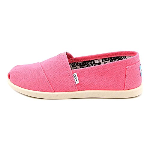Correct Title: Toms - Summer Classics Youth Shoes In Pink Canvas, Size 6M US Big Kid2