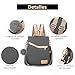 Imagen de DORRISO Mochila Mujer Casual Mochila Antirrobo Mujer Bolso Mochila Pequeña Mujer Bolso de Mano Bandoleras Señoras Elegante Bolsos 3 en 1 Impermeable PU Cuero Gris