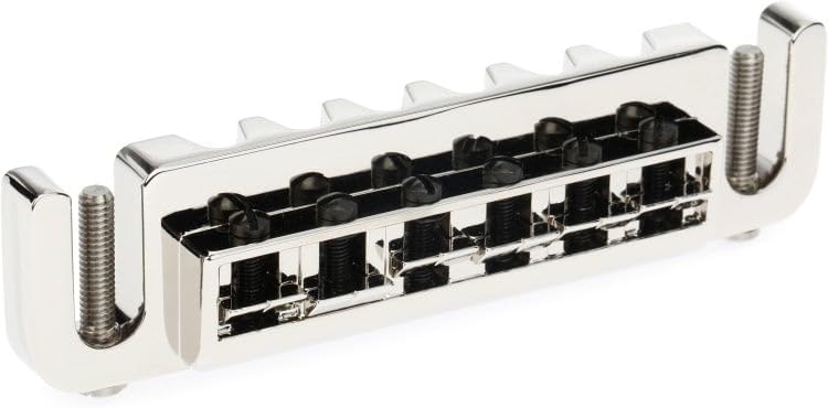 Leo Quan Badass Wraparound Bridge - Nickel with SAE Locking Studs