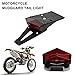 CICMOD Rear Fender Mount Red LED Tail Light Brake Lamp Turn Signals License Plate Light For Custom Off-road Motorcycle Dirt Bike