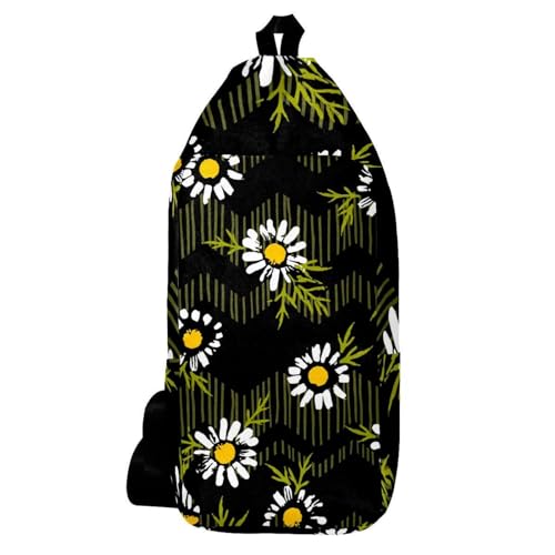 Sac à dos à bandoulière camomille floral, le sac mixte idéal pour vos balades et sorties de loisirs
