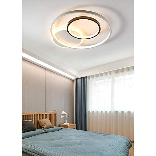 Lustre LED plafonnier intérieur 45W blanc lampe de plafond