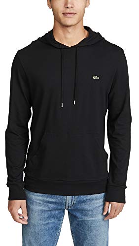 Lacoste Long Sleeve Hoodie Jersey Tee W/ Central Pocket, Th9349 Shirt2