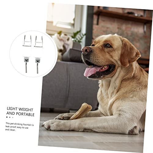 Dispensador de agua para mascotas colgante Abaodam 2 piezas miniatura 4