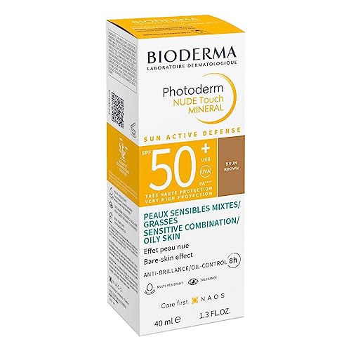 Bioderma Photoderm Nude Touch Mineral FPS50+ - Tono bronce efecto nude, 40 ml