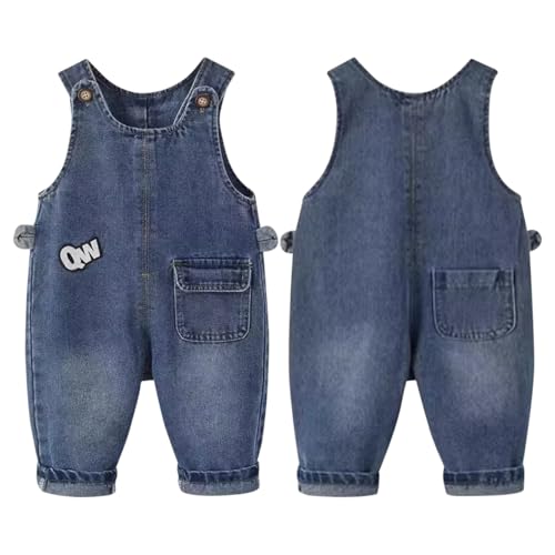 Combinaison denim bébé anti irritation avec pantalon jean doux - 2