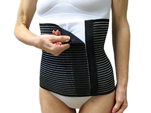 Fascia Millerighe XXL Nero - Fascia Post Operatoria Unisex