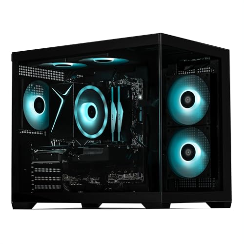 Image of STORMCRAFT Sirius AI Gaming Desktop, AMD R7-8700F, GeForce RTX 5060, 32GB DDR5 6000Mhz RGB Memory, 1TB m.2 NVMe SSD, USB Type-C, VR-Ready, WiFi BT, Windows 11 Home for PC Gamer