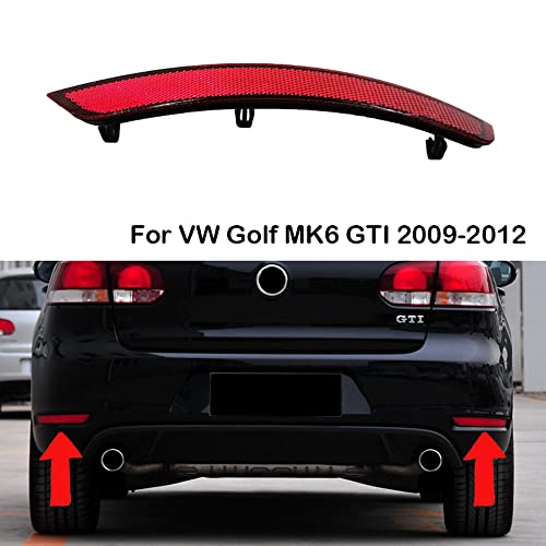 1 Par Para choque Traseiro Refletor De Luz De Advertência Tira Luz Traseira Para VW Golf MK6 GTI 200