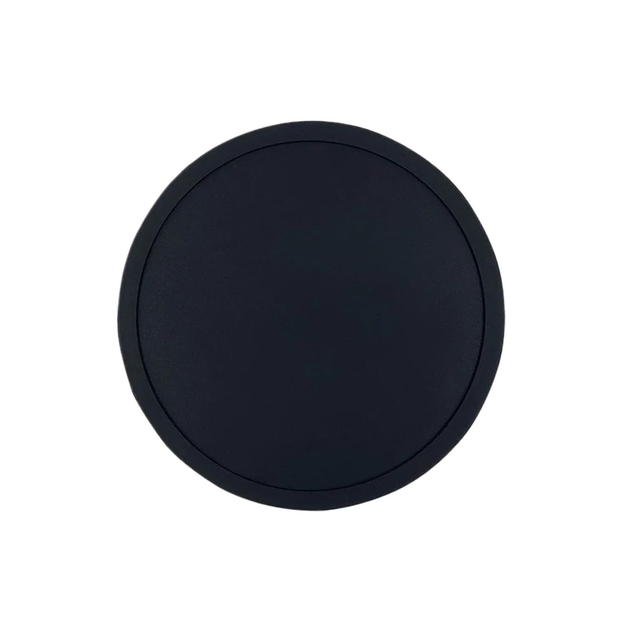 4/6/12 pezzi/set 10 cm sottobicchiere rotondo in silicone tappetino isolante in silicone sottobicchieri portabicchieri portabicchieri decorazioni for la tavola di casa Per Pentole Calde, Piatti(Black,