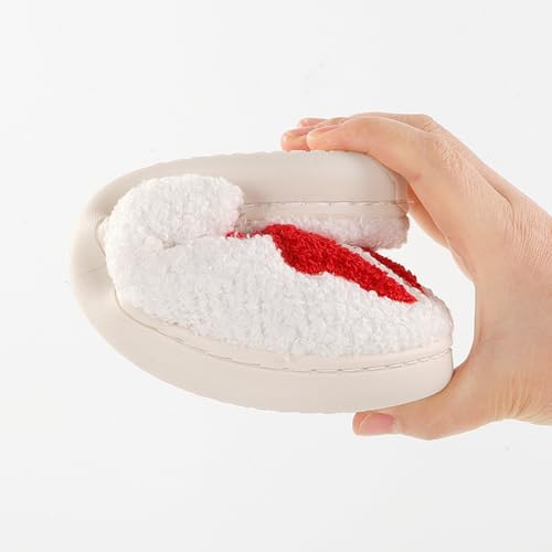 Image of Halloween Pumpkin Slippers for Womens Mens Cute Cartoon Slippers Plush Warm Memory Foam Shoes