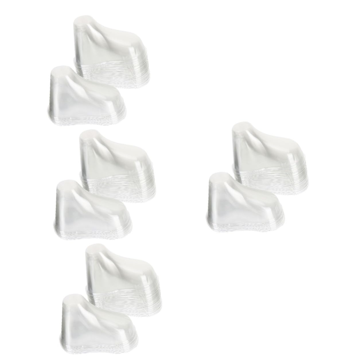 FRCOLOR 4sets 20pcs Clear Feet Model Display Support for Shoes and Socks Durable Sock Display Stands for Store and Home Use Preserve Shoe Shape and Showcase Items 20pcs*4