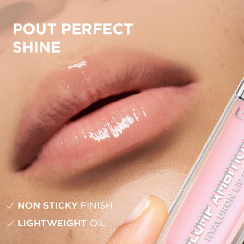 Image of L'Oreal Paris Plump Ambition Hyaluron Plumping Lip Oil, Crystal Clear