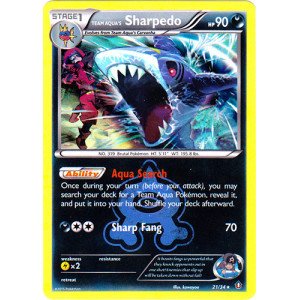 Pokemon - Team Aqua39;s Sharpedo (21/34) - Double Crisis - Holo