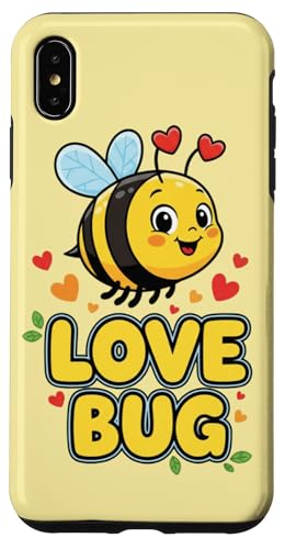 Love Bug �L���[�g ���킢�� �o�����^�C�� �n�` �n�[�g�t�� �X�}�z�P�[�X iPhone XS Max �p