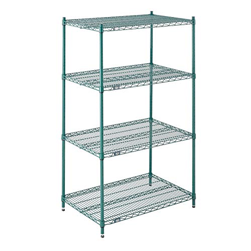 Nexel Wire Shelving, Green Epoxy, 36