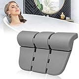 【Abnehmbarer Saugnapf】Das abnehmbare Saugnapf-Design muss keine Angst mehr haben, das Badewannenkissen zu zerreißen. Wenn der Saugnapf herunterfällt, bringen Sie ihn bitte wieder auf der Rückseite des Badewannenkissens an. In der Videodemonstration finden Sie Informationen zur spezifischen Installationsmethode.
