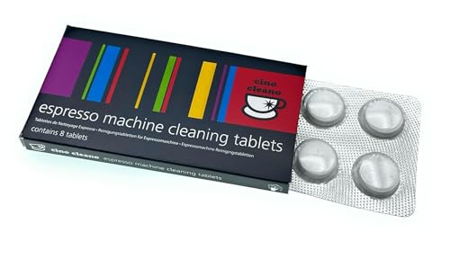Cino Cleano Espresso Machine Cleaning Tablets (8 Count (Pack of 1))