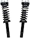 Detroit Axle - 8pc Front End Suspension Kit for 05-10 Jeep Commander Grand Cherokee, Struts & Coil Spring Upper Control Arms Sway Bars Outer Tie Rods 2005 2006 2007 2008 2009 2010 Replacement