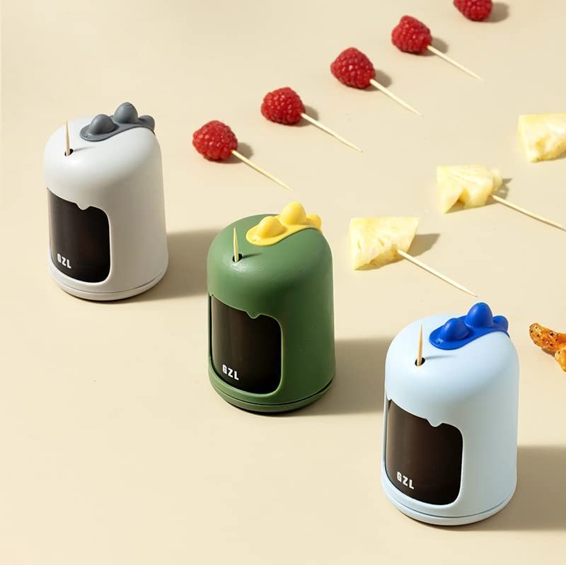 Amazon.co.jp: 恐竜形 爪楊枝入れ 爪楊枝ホルダー ワンプッシュ式 自動