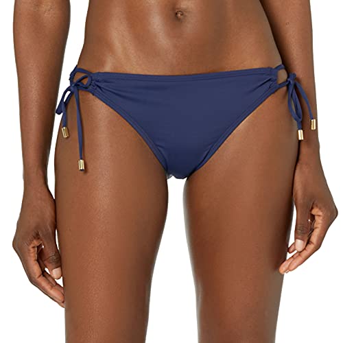 Bas de bikini indigo La Blanca taille 14 à nouer sur les côtés style intemporel