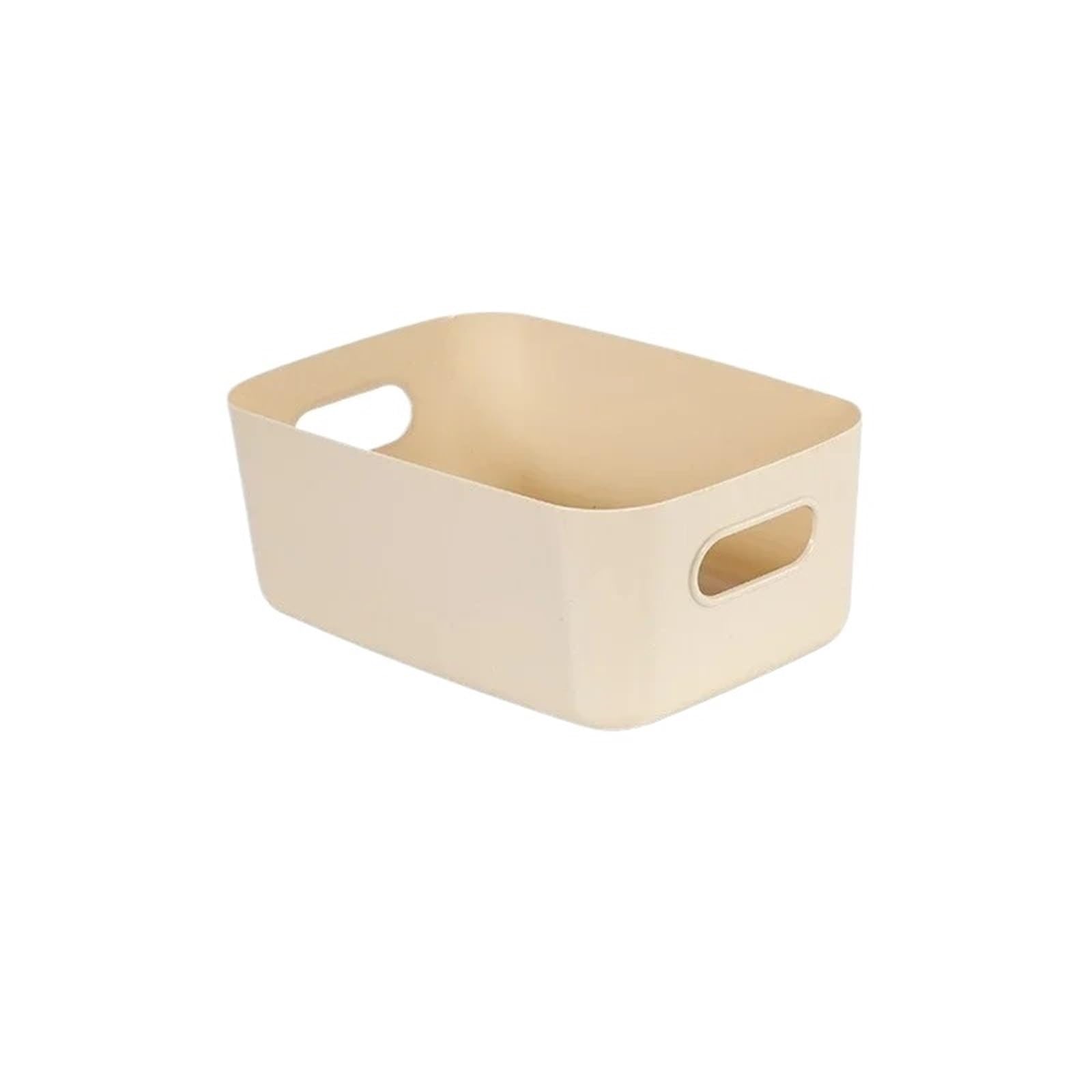 XUCZHAI Desktop Storage Box Sundries Bathroom Kitchen Sorting Basket Bins(S-Khaki)