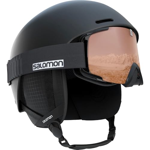 Salomon Brigade Helm Herren Ski Snowboarden, Extra Sicherheit, Verstellbare Passform, Airflow System
