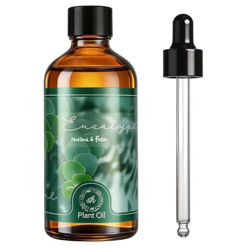 Essential Oil with Glass Dropper, Eucalyptus Fragrance Oils