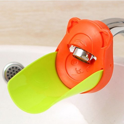 Lecent Baby Carton Pig Faucet Extender Bath Spout Cover Sink Handle Extender for