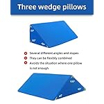 Fanwer Positioning Wedge Pillow for Side Sleeping (3 in 1), 40 Degree Triangle Bed Wedges & Body Positioners for Back Pain, Preventing Bedsores, After Surgery, Knees Elevated, Pregnancy - Image 5