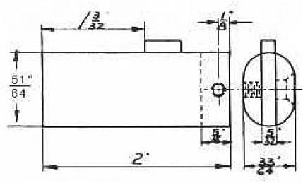 Miniatura 2 de Cerradura del gabinete de archivos Chicago C5002LP-KA con llave igual
