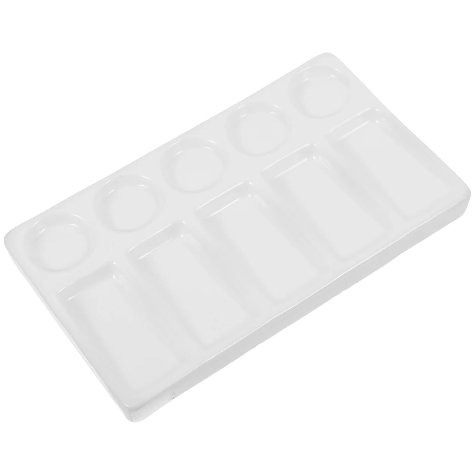 Paleta De Pintura Paleta de Colores de 2 uds, Paleta de Pintura, Paleta de Mezcla de Acuarelas, Bandeja de Pintura, Paleta de Colores, Placas de Mezcla de pigmentos