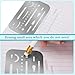 6 Pcs Eraser Shield Eraser Template Drafting Stainless Steel Professional Drawing Template Shields Eraser Shields Tool Drafting Kits for Mechanical Drawing