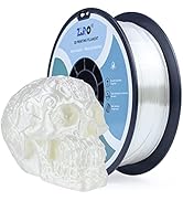 ZIRO Silk PLA Filament 1.75mm,3D Printer Filament PLA Silky Series 1.75mm 1KG(2.2lbs),White