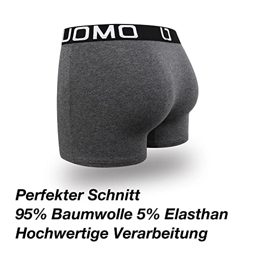 Bóxer de algodón para hombre calzoncillos elásticos L&K Martis Eventis 1119 pack de 12 4
